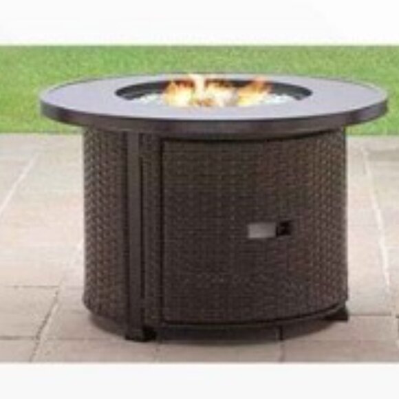 Fire Pit Cover 28 Inch Round Black - Picture 4 of 5